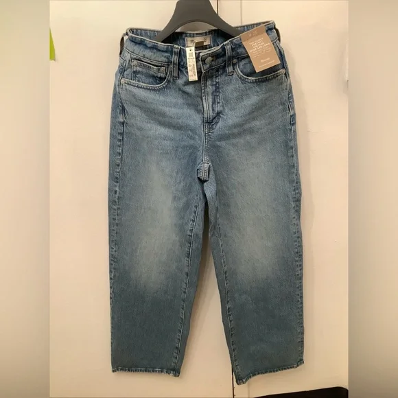 MADEWELL Curvy Perfect Vintage Wide-Leg Jeans Women’s Size 25 - Picture 2 of 13